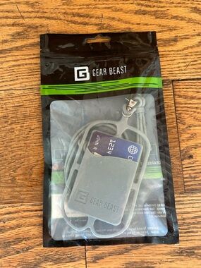 Gear Beast Universal Cell Phone Lanyard - Silicone Cell Phone Holder Gray